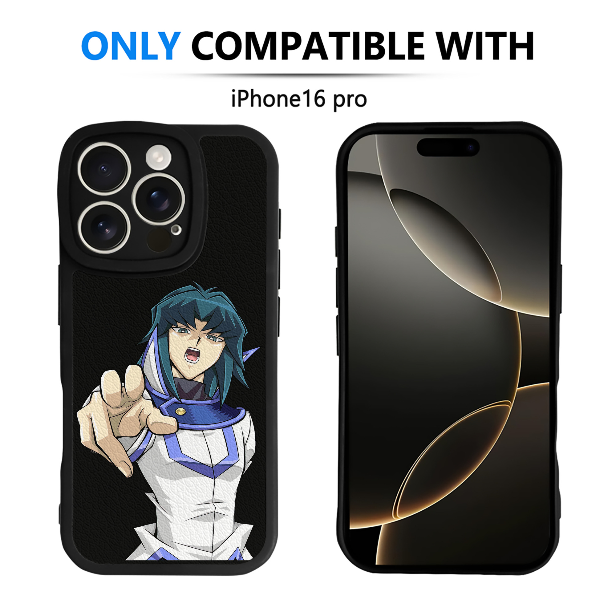 遊☆戯☆王 Yu-Gi-Oh! 【iPhone 16シリーズ対応】シリコンスマホケース（レザー調） 材質：シリコン